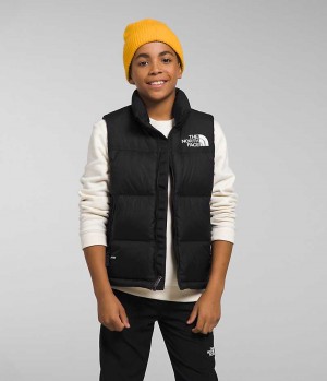 Boys' The North Face 1996 Retro Nuptse Vest Black | TORONTO OVJRIL