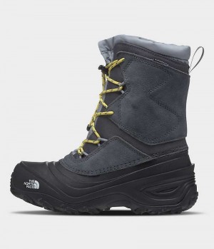 Boys' The North Face Alpenglow V Waterproof Winter Boots Grey | TORONTO GBYEKN