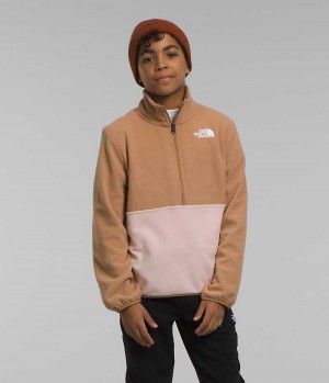 Boys' The North Face Glacier ¼-Zip Pullover Khaki | TORONTO QCXZOA