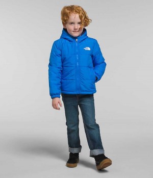 Boys' The North Face Reversible Mt Chimbo Full-Zip Hooded Fleece Jacket Blue | TORONTO KVGHMB