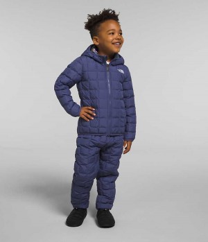 Boys' The North Face Reversible ThermoBall™ Hooded Down Jacket Blue | OTTAWA WAMREI