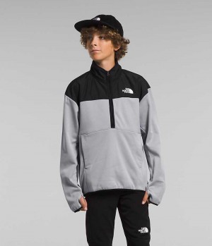 Boys' The North Face Winter Warm ½-Zip Pullover Grey | OTTAWA KLUDHA