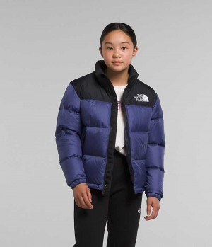 Girls' The North Face 1996 Retro Nuptse Down Jacket Blue | OTTAWA UVEZWL