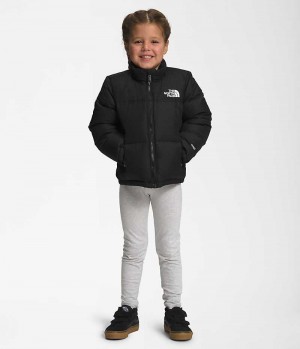 Girls' The North Face 1996 Retro Nuptse Down Jacket Black | OTTAWA HJNZTR