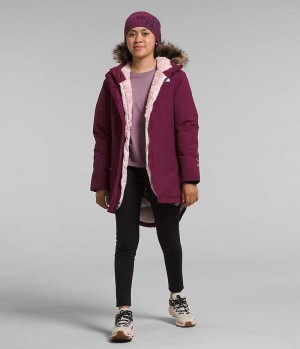 Girls' The North Face Arctic Parka Burgundy | OTTAWA JRGYBZ