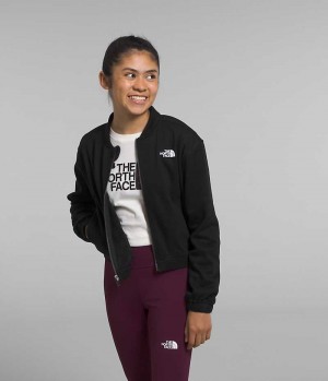 Girls' The North Face Cozy Dream Full-Zip Fleece Jacket Black | TORONTO GFUIET