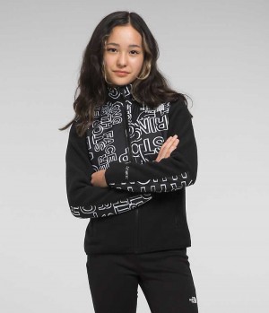 Girls' The North Face Denali Fleece Jacket Black | CANADA PWINEU