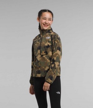 Girls' The North Face Glacier ¼-Zip Pullover Camo | TORONTO GFWEHL