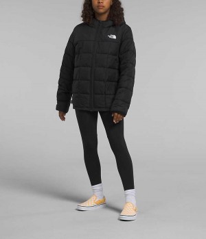 Girls' The North Face Lhotse Down Jacket Black | CANADA PZNXYL