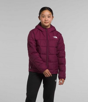 Girls' The North Face Lhotse Down Jacket Burgundy | TORONTO CEQTXH