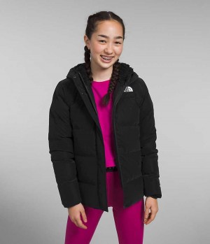 Girls' The North Face North Down Fleece-Lined Parka Black | OTTAWA JQLPAB