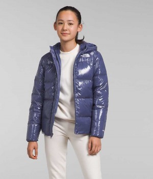 Girls' The North Face North Down Fleece-Lined Parka Blue | CANADA FRYSGD