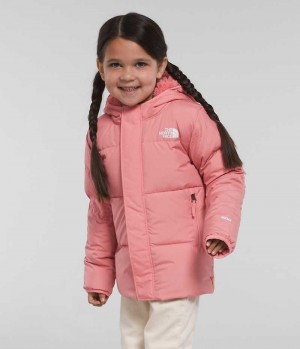 Girls' The North Face North Hooded Down Jacket Rose | CANADA WKLHPR