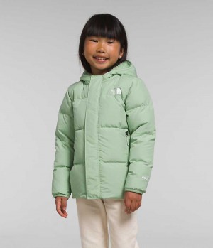 Girls' The North Face North Hooded Down Jacket Mint | TORONTO BDGZMJ