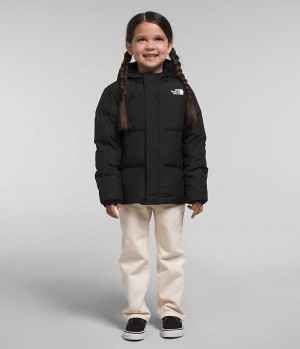 Girls' The North Face North Hooded Down Jacket Black | OTTAWA AEBRXK