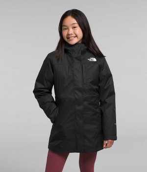 Girls' The North Face North Triclimate® Down Jacket Black | TORONTO KRBMPJ