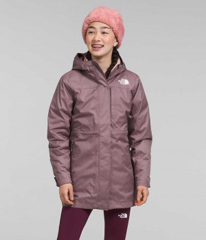 Girls' The North Face North Triclimate® Down Jacket Fuchsia | OTTAWA HQIGUB