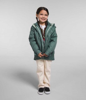 Girls' The North Face North Triclimate® Down Jacket Green | OTTAWA IDAQFM