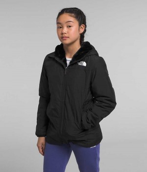 Girls' The North Face Reversible Mossbud Parka Black | CANADA PKDRVC