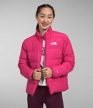 Girls' The North Face Reversible North Down Jacket Pink | CANADA SNMHZA