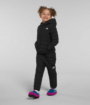 Girls' The North Face Reversible ThermoBall™ Hooded Down Jacket Black | TORONTO NIAMSF