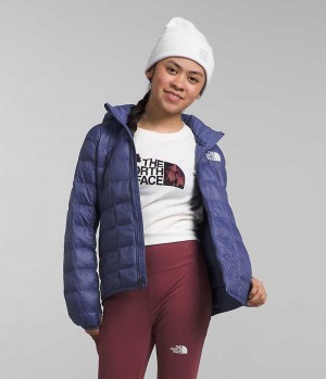 Girls' The North Face ThermoBall™ Hooded Down Jacket Blue | TORONTO WEMJFL