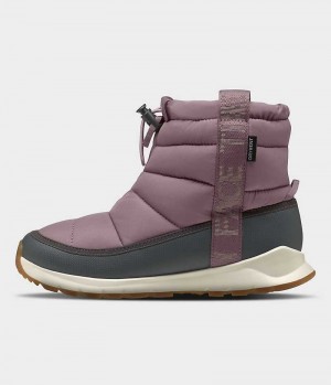 Girls' The North Face ThermoBall™ Pull-On Waterproof Winter Boots Fuchsia | TORONTO EXYSRB