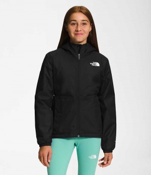 Girls' The North Face Warm Storm Rain Jacket Black | TORONTO WBPMRO