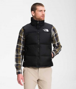 Men's The North Face 1996 Retro Nuptse Down Vest Black | OTTAWA XGRDBF