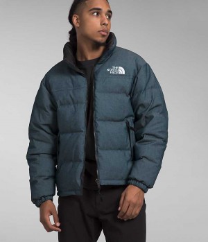 Men's The North Face ’92 Reversible Nuptse Down Jacket Blue | OTTAWA GWVMJP