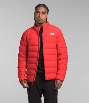 Men's The North Face Aconcagua 3 Down Jacket Red | OTTAWA KDSMUY