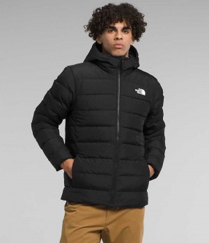 Men's The North Face Aconcagua 3 Hoodie Down Jacket Black | TORONTO VIPDFM