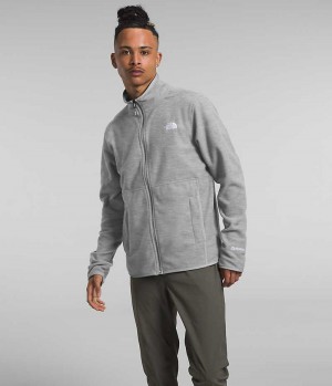 Men's The North Face Alpine Polartec® 100 Fleece Jacket Grey | TORONTO VICPLY