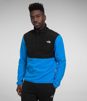 Men's The North Face Alpine Polartec® 100 ½-Zip Pullover Blue / Black | TORONTO XIEQML