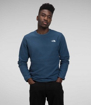 Men's The North Face Alpine Polartec® 100 Crew Pullover Blue | CANADA LNOSQA