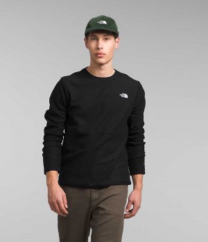 Men's The North Face Alpine Polartec® 100 Crew Pullover Black | TORONTO DOGVAI