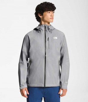 Men's The North Face Alta Vista Rain Jacket Grey | CANADA VFZJGO