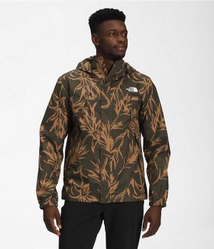 Men's The North Face Antora Rain Jacket Brown | CANADA MYZWNC