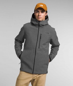 Men's The North Face Apex Bionic 3 Softshell Jacket Dark Grey | OTTAWA STRBKF