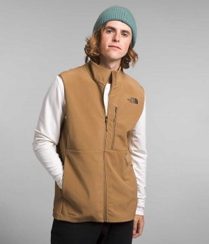 Men's The North Face Apex Bionic 3 Vest Brown | TORONTO RFKYID