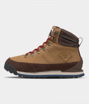 Men's The North Face Back-To-Berkeley IV Leather Waterproof Winter Boots Brown | OTTAWA YVIWSL