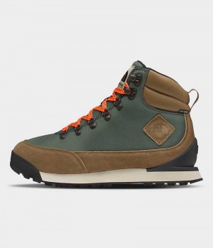 Men's The North Face Back-To-Berkeley IV Textile Waterproof Winter Boots Brown | CANADA QKOWPM