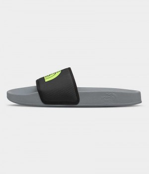 Men's The North Face Base Camp III Slides Grey / Black | OTTAWA RKHUAO