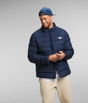 Men's The North Face Big Aconcagua 3 Down Jacket Navy | TORONTO HETZGP