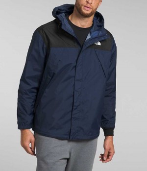 Men's The North Face Big Antora Rain Jacket Navy / Black | TORONTO CXKLNM