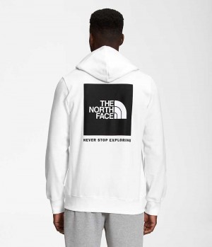 Men's The North Face Box NSE Pullover Hoodie White | OTTAWA OMYGRB