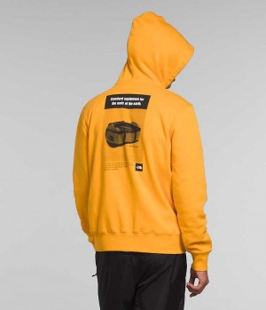 Men's The North Face Brand Proud Hoodie Gold | CANADA ITGUAL