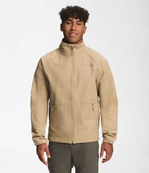 Men's The North Face Camden Softshell Jacket Beige | CANADA RLBFAJ