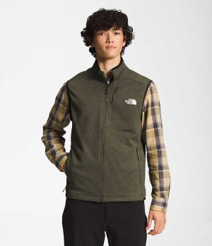 Men's The North Face Canyonlands Vest Olive | CANADA PMNHYX