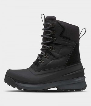 Men's The North Face Chilkat V 400 Waterproof Winter Boots Black | OTTAWA ACTVYI